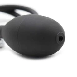 Inflatable Dildo Smooth Black -Sexspielzeug inflatable dildo smooth black4