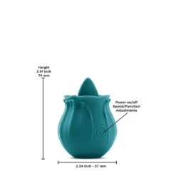 NS Novelties Inya The Kiss Dark Teal 6 NS Novelties Inya The Kiss Dark Teal -Sexspielzeug inya the kiss dark teal3