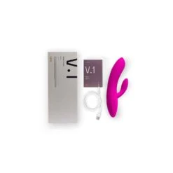 Laid - V.1 Silicone Rabbit Vibrator Pink -Sexspielzeug laid v1 silicone rabbit vibrator pink7