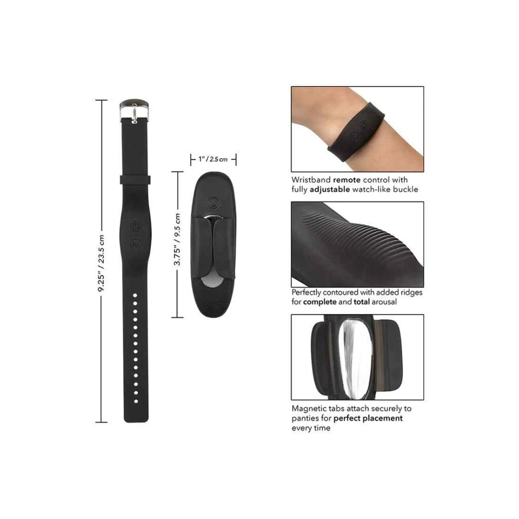 CalExotics Lock-N-Play™ Wristband Remote Panty Teaser 4 CalExotics Lock-N-Play™ Wristband Remote Panty Teaser – Bild 4
