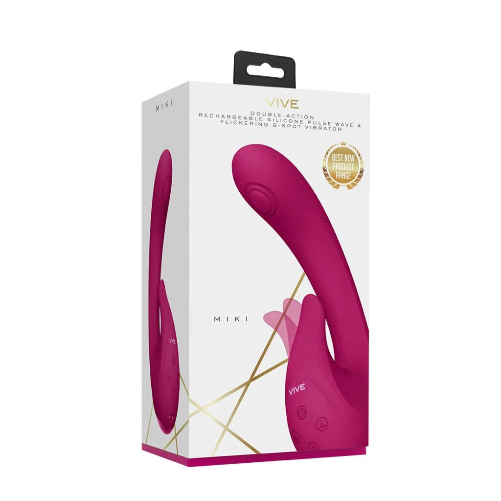 Vive Miki - Pulse Wave & Flickering G-Spot Vibrator - Pink 2 Vive Miki - Pulse Wave & Flickering G-Spot Vibrator - Pink – Bild 2