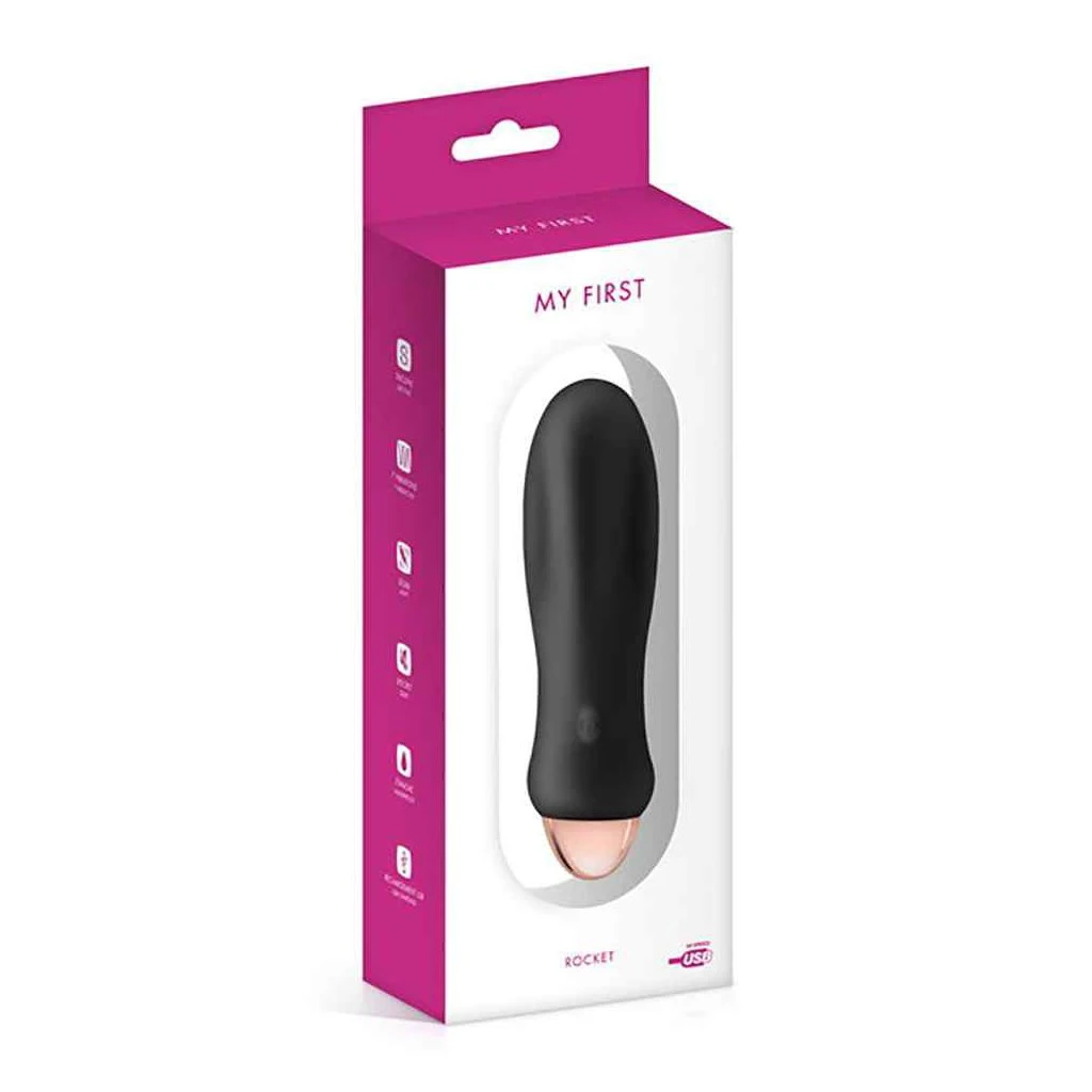 My First Rocket Black Rechargeable Vibrator 3 My First Rocket Black Rechargeable Vibrator – Bild 3