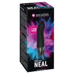 Mystim Real Deal Neal EStim Vibrator Black