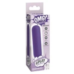 OMG! Rechargeable #Play Vibrating Bullet Purple