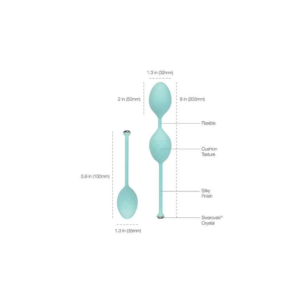 Pillow Talk - Frisky Pleasure Balls Teal 2 Pillow Talk - Frisky Pleasure Balls Teal – Bild 2