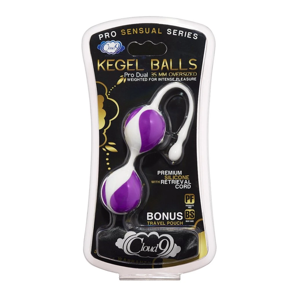 Pro Sensual 35 Mm Kegel Ball - White & Purple 2 Pro Sensual 35 Mm Kegel Ball - White & Purple – Bild 2