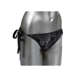 CalExotics Remote Control Lace Thong Set Black -Sexspielzeug remote control lace thong set black3
