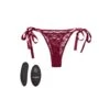 CalExotics Remote Control Lace Thong Set Red