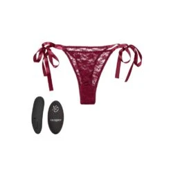 CalExotics Remote Control Lace Thong Set Red