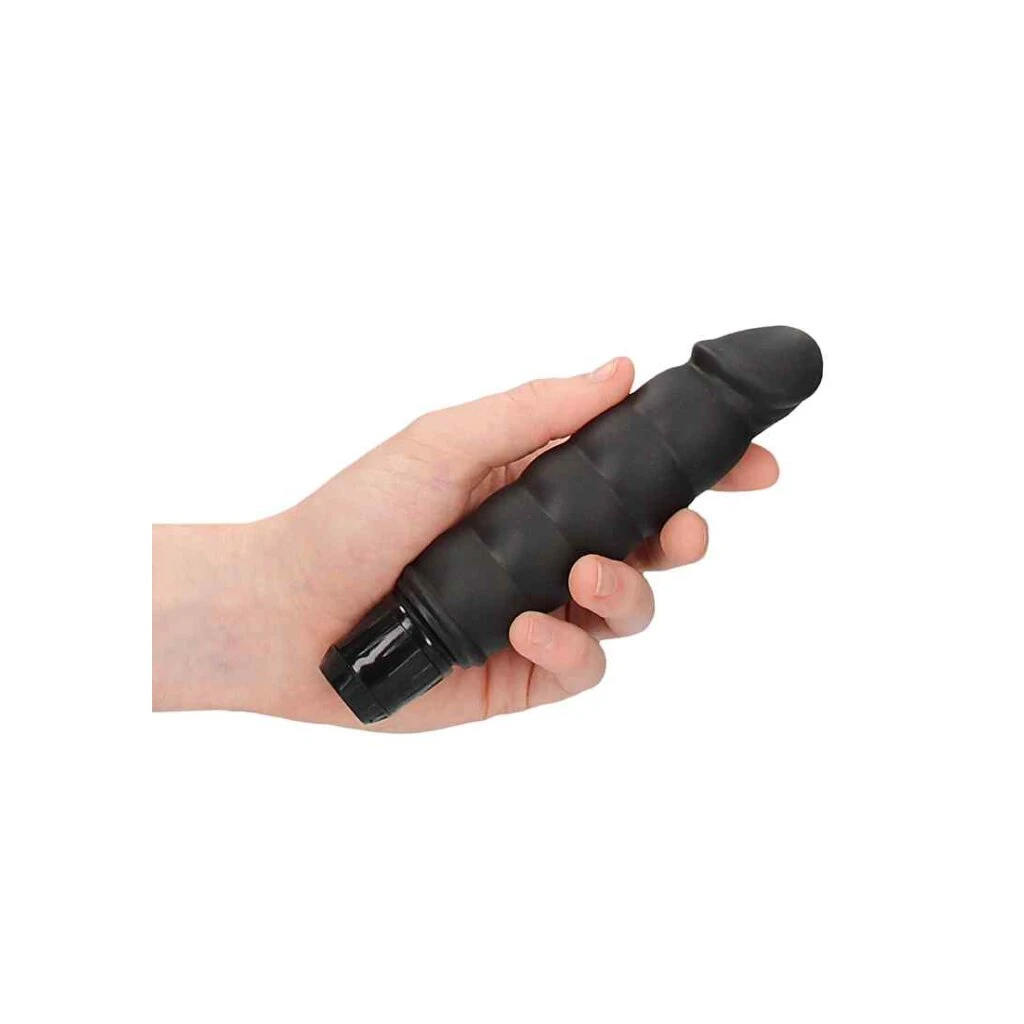 Ribbed Multispeed Vibrator - Black 3 Ribbed Multispeed Vibrator - Black – Bild 3