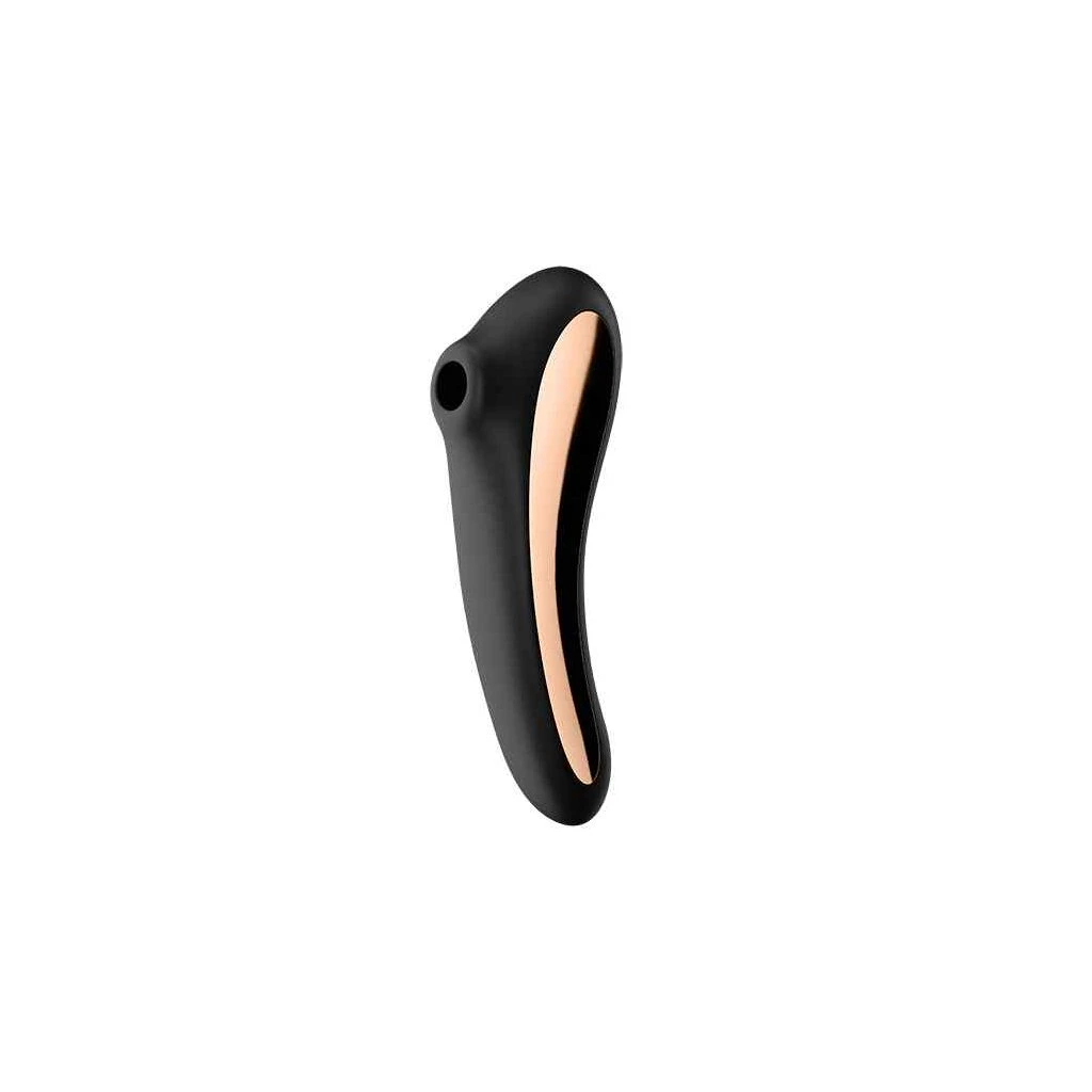 Satisfyer Dual Kiss Insertable Air Pulse Vibrator Black 1 Satisfyer Dual Kiss Insertable Air Pulse Vibrator Black