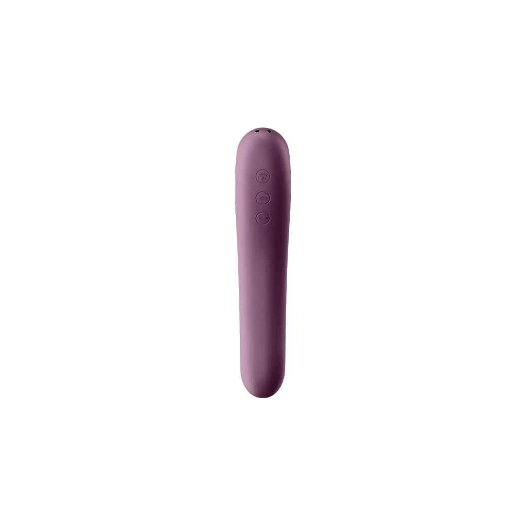 Satisfyer Dual Kiss Insertable Air Pulse Vibrator Wine Red 4 Satisfyer Dual Kiss Insertable Air Pulse Vibrator Wine Red – Bild 4