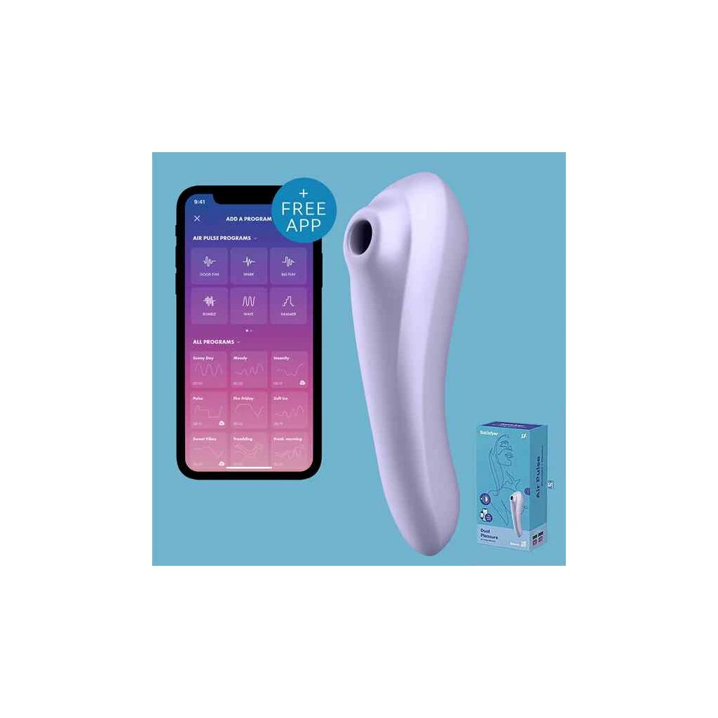 Satisfyer - Dual Pleasure Air Pulse Vibrator Mauve 2 Satisfyer - Dual Pleasure Air Pulse Vibrator Mauve – Bild 2