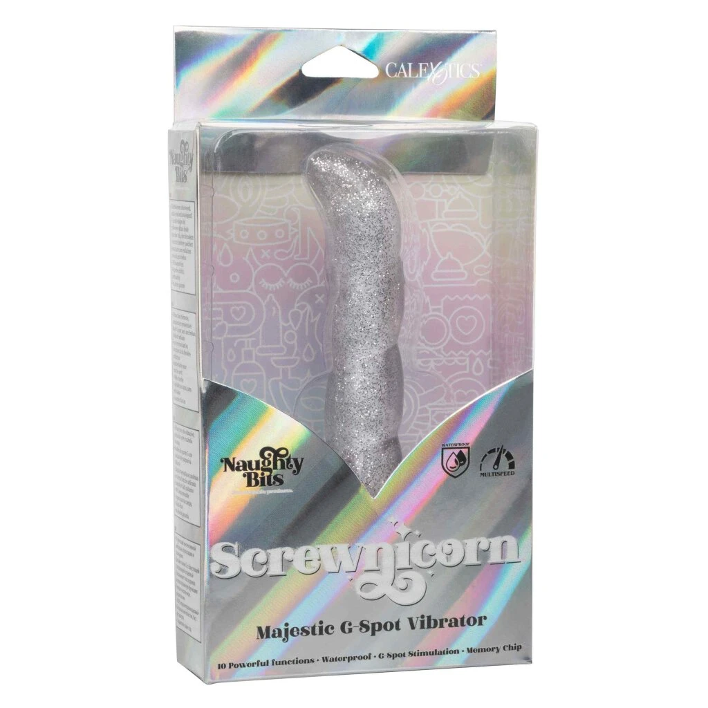CalExotics Screwnicorn G-Spot Vibrator Silver 2 CalExotics Screwnicorn G-Spot Vibrator Silver – Bild 2