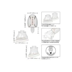 CalExotics Smart Pleasure Queen White 18 CalExotics Smart Pleasure Queen White -Sexspielzeug smart pleasure queen white8