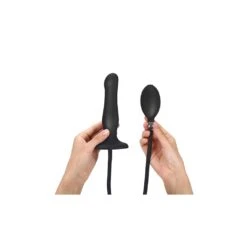 Strap-On-Me - Inflatable Dildo Black