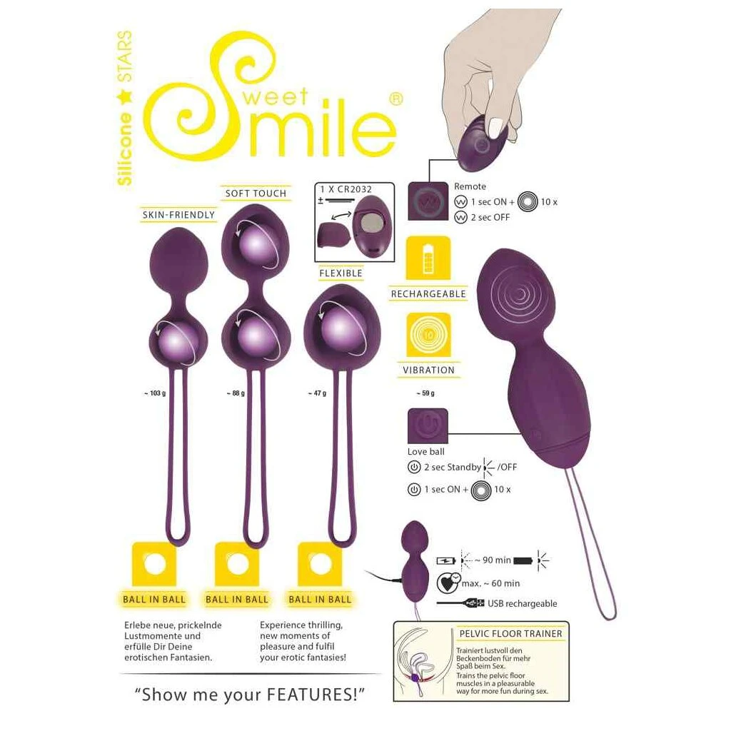 Sweet Smile 4er Set Beckenbodentrainer 10 Sweet Smile 4er Set Beckenbodentrainer – Bild 10