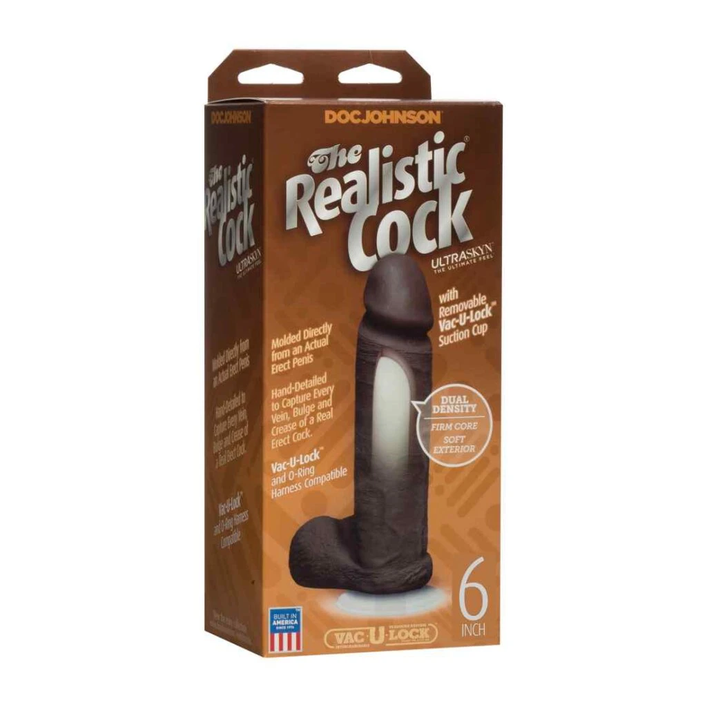 The Realistic Cock - Vac-U-Lock Suction Cup - 6 Inch 2 The Realistic Cock - Vac-U-Lock Suction Cup - 6 Inch – Bild 2