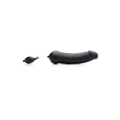 Tom Of Finland Toms Inflatable Silicone Dildo Black
