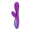 UltraZone Excite 6x Rabbit Style Silicone Vibe - Purple