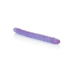 CalExotics Veined SuperSlim Dong 17.5 In. Purple