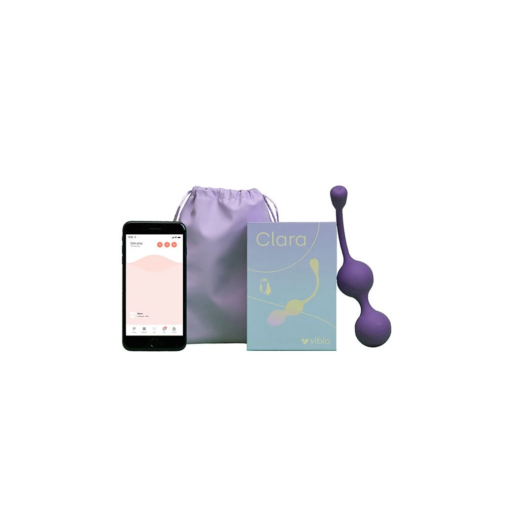Vibio Clara Vibrating Kegel Balls Purple 4 Vibio Clara Vibrating Kegel Balls Purple – Bild 4