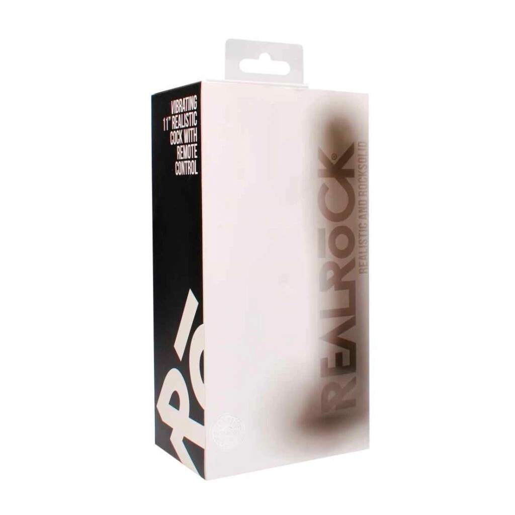 Vibrating Realistic Cock - 11" - With Scrotum - Black 2 Vibrating Realistic Cock - 11" - With Scrotum - Black – Bild 2