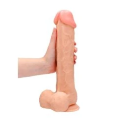 Vibrating Realistic Cock - 11" - With Scrotum - Skin 25 Vibrating Realistic Cock - 11" - With Scrotum - Skin -Sexspielzeug vibrating realistic cock 11 with scrotum skin13