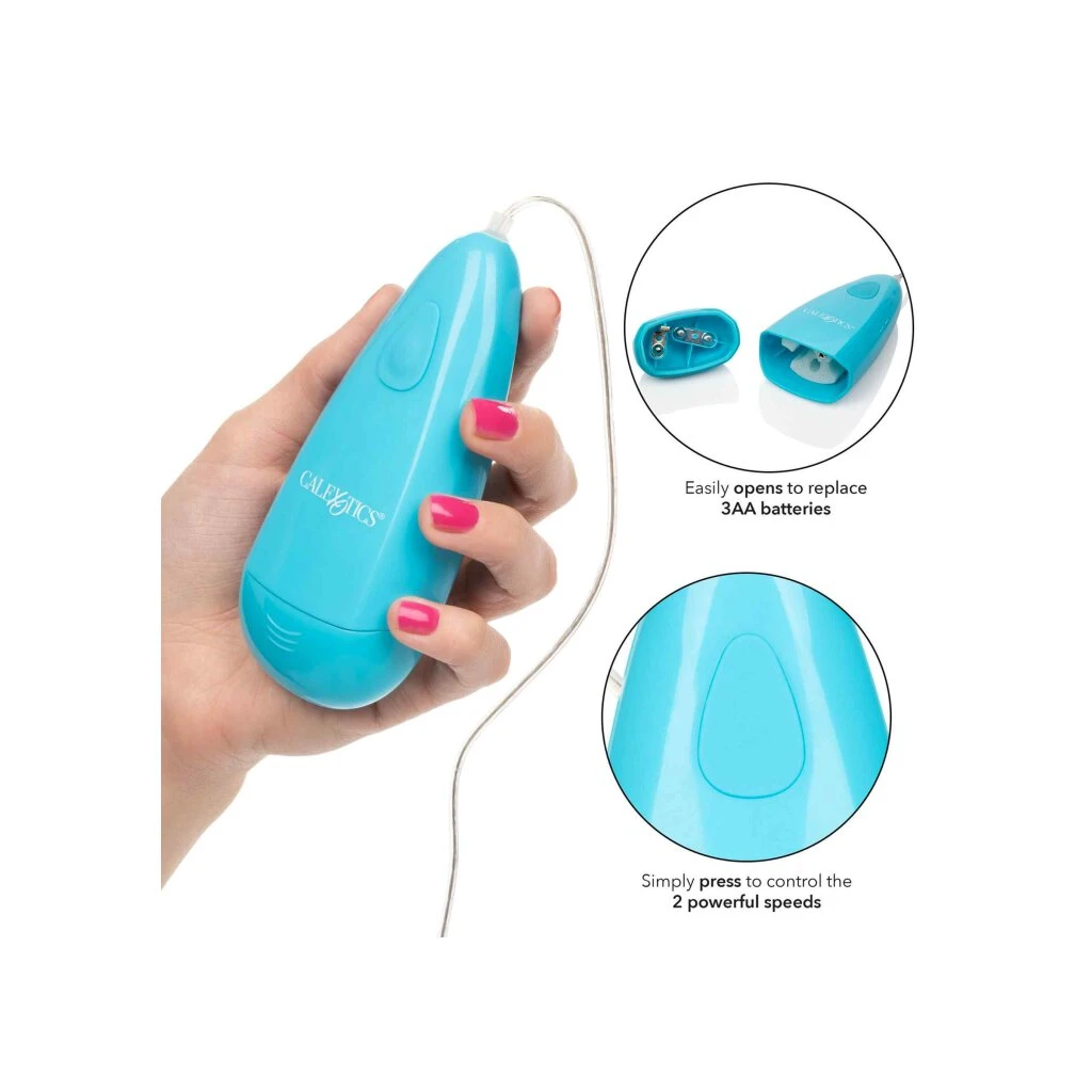 CalExotics Waterproof Gyrating Bullet Blue 6 CalExotics Waterproof Gyrating Bullet Blue – Bild 6