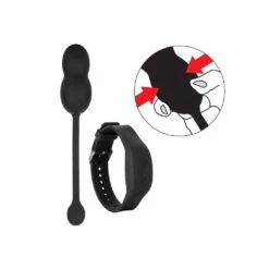 CalExotics Wristband Remote Soft Kegel Black -Sexspielzeug wristband remote soft kegel black6