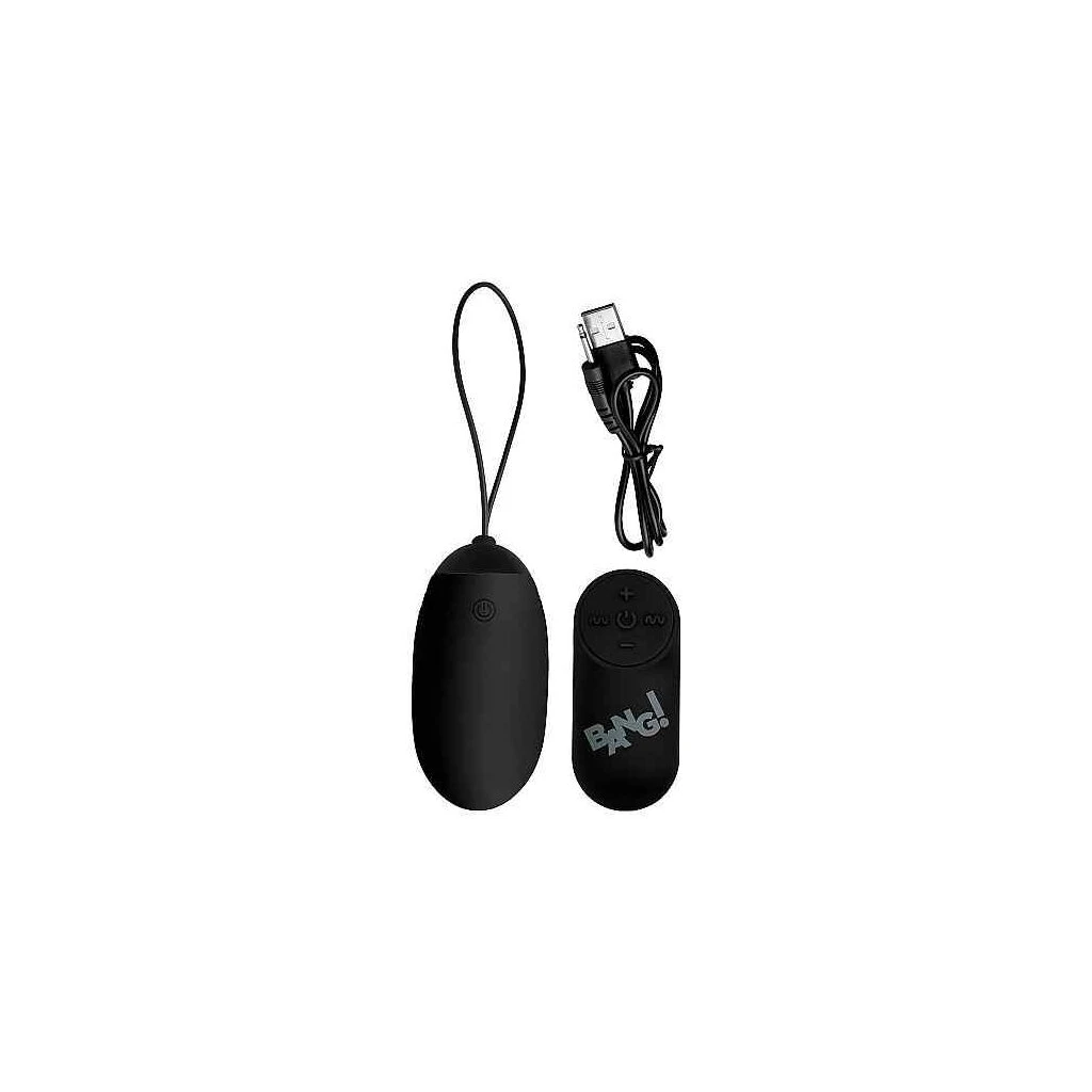 XR Brands XL Vibrating Egg - Black 5 XR Brands XL Vibrating Egg - Black – Bild 5