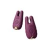Zalo Nave Wireless Vibrating Nipple Clamps Velvet Purple