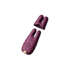 Zalo Nave Wireless Vibrating Nipple Clamps Velvet Purple 11 Zalo Nave Wireless Vibrating Nipple Clamps Velvet Purple -Sexspielzeug zalo nave wireless vibrating nipple clamps velvet purple5