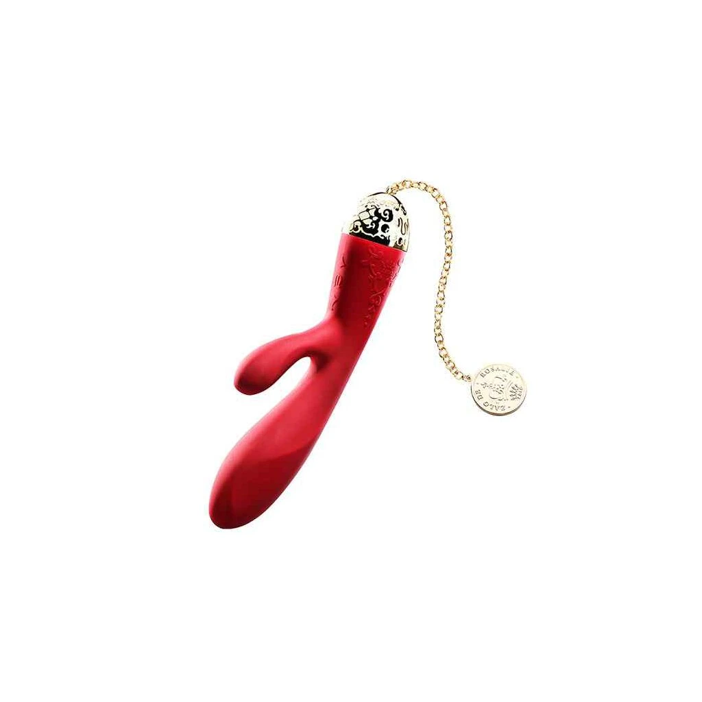 Zalo - Rosalie Rabbit Vibrator Bright Red 1 Zalo - Rosalie Rabbit Vibrator Bright Red